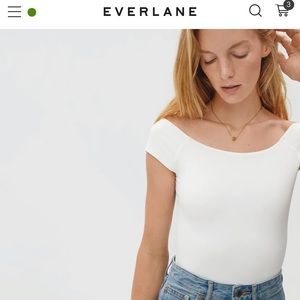 Everlane Off-the-Shoulder Bodysuit